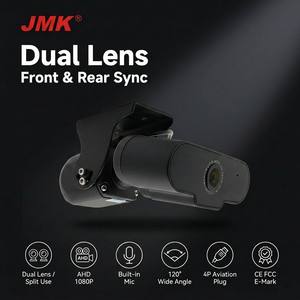 Cámara de Coche JMK de Doble Lente con Visión Nocturna Delantera y Trasera para Sedán, SUV, Espejo Lateral, 1 Año de Garantía, Función Impermeable - Product Image 1
