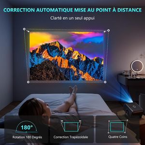 <b>Projector</b> for Home Use High-definition Support for 4K Imaging Wireless Projection for Mobile Phones 1080P Projection for Walls - Product Image 3
