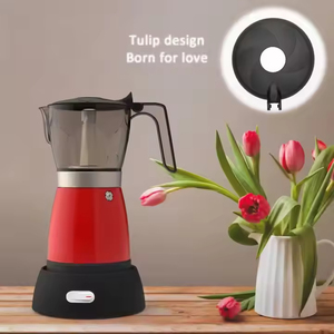 เครื่องชงกาแฟเอสเพรสโซไฟฟ้าหม้อม็อคค่าท่อหม้อแก้วโมคาทำจากโล<span class=keywords><strong>ห</strong></span>ะสำห<span class=keywords><strong>รับ</strong></span>ห้องครัว - Product Image 3