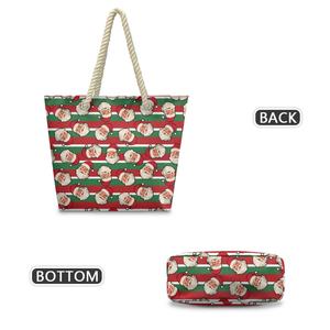 2024 nouvel an noël célébration décembre sac père noël cadeau sac fourre-tout noël bonbons sac toile - Product Image 5