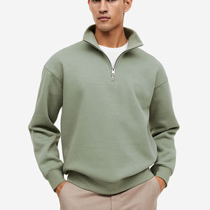 Jersey de logotipo de impresión personalizado DIY de alta calidad talla americana 100% poliéster sudadera Lisa para hombre - Product Image 1