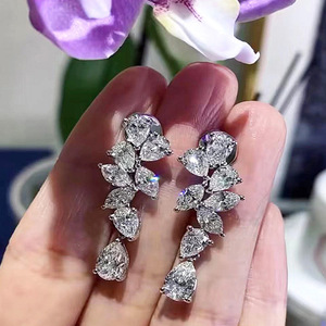 Eleganti Orecchini Lunghi a Goccia con Motivi Floreali per Donne, Forma di Spiga, Accessori per Orecchie da Indossare Quotidianamente - Product Image 3