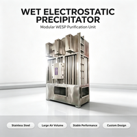 Précipitateur électrostatique humide industriel (WESP) pour la purification des gaz d'échappement des rôtissoires de noix, pour une utilisation propre