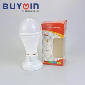 Cina Bohlam Darurat Produsen 9W 12W 15W E27 B22 Biaya Pintar Bohlam Lampu Darurat 1200MAh Isi Ulang Darurat Led Blub