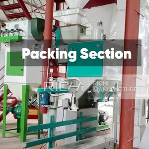 مصنع إنتاج أعلاف الحيوانات RICHI حاصل على شهادة CE، خط إنتاج حبيبات علف الخيول والدجاج بسعة 3-4 طن/ساعة - Product Image 5