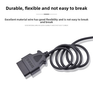 OBD kabel alat diagnostik mobil Male to 6 DB9 Female Series RS232 Fiber Optic Gateway koneksi - Product Image 2