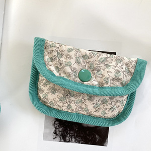 Tùy Chỉnh Cotton Liền Mạch Hoa Anh Đào Phim Hoạt Hình Mô Hình Bông Puffy Chủ Thẻ Hasp Đóng Cửa Túi Trẻ Em Đồng Xu Ví Cho Cô Gái - Product Image 3