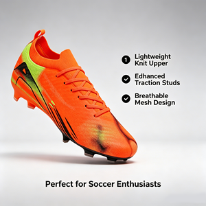 <span class=keywords><strong>Scarpe</strong></span> da Calcio FG AG TF Traspiranti con Tomaia in Rete per Uomo e Donna, per Campi Indoor e in Erba Sintetica, Primavera Autunno - Product Image 3