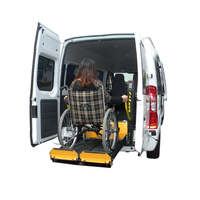 Certificat CE Van Ascenseur électrique Bus Ascenseur pour fauteuil roulant Plate-forme de rampe pliante pour Van commercial Minibus Patient Transit