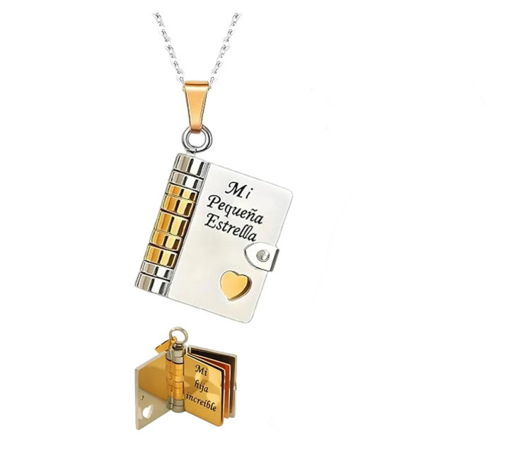 Gold-and-silver small star daughter[Spanish]