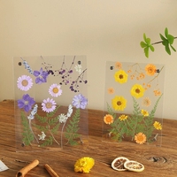Cadre photo transparent en acrylique pour peinture artistique, fleurs séchées, cristal, certificat, affiche – Support de table DIY