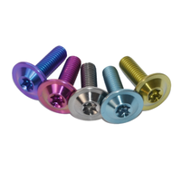 Vis Torx en titane anodisé DIN Standard M5 pouces, grade 5, pour pièces de moto
