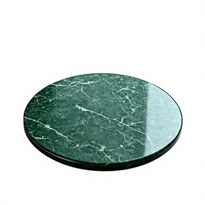 Eco-Friendly Marble <b>Rolling</b> <b>Pin</b> with Wooden Handles and Round Marble Pastry Board (4mm/5mm/10mm Thickness) - Product Image 5