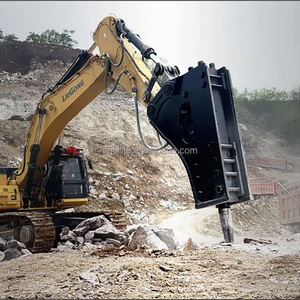 Martillo Rompedor de Rocas Hidráulico de 195 mm, Herramienta de Cincelado para Trabajo Extremo, Accesorio de Demolición para Minería y Canteras, Compatible con Excavadoras Hyundai CAT - Product Image 1