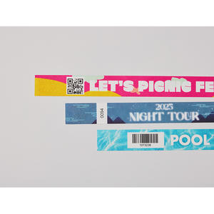 [AnyWristband] Bracelets TYVEK entièrement colorés, type individuel 25 mm (1 pouce), bracelets à données variables pour le contrôle d'accès - Product Image 4