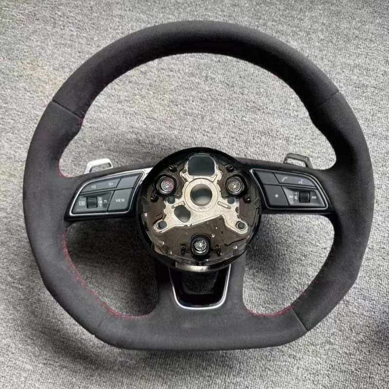 volante de gamuza