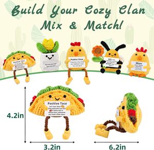 Regalos de Ganchillo Positivos para Mamá, Regalos Divertidos de Ganchillo para el Día de la Madre, Regalo de Apreciación para Mamá, Abuela o Maestra - Product Image 5