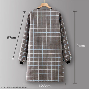 Delantal de algodón reutilizable de alta resistencia con logotipo personalizado para mujer, con mangas, para cocina, trabajo, adulto - Product Image 4