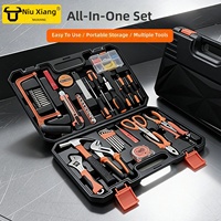 Boîte à outils multifonctionnelle pour réparations domestiques, ensemble de 102 outils, tournevis, jeu de douilles pour l'amélioration de la maison, l'entretien matériel