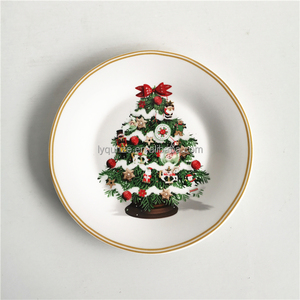 Wholesale Tableware Nordic Style <strong>Christmas</strong> Design Dishes Dinnerware <strong>Sets</strong> Ceramic Plates <strong>Crockery</strong> Porcelain Dinner <strong>Set</strong> - Product Image 3