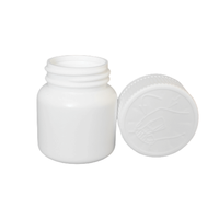 Flacon de médecine en plastique HDPE blanc de taille mini 30ML pour capsule de comprimés avec emballage pharmaceutique CRC ODM