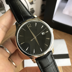 Reloj de Cuarzo de Lujo para Hombre, 42 mm, Estilo Casual de Negocios, Reloj de Pulsera de Acero Inoxidable con Cristal de Zafiro, Clásico, Moderno, Resistente al Agua, con Indicador de Fecha - Product Image 1