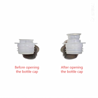 Tapa de Aluminio y Plástico de Grado Alimenticio Personalizable de Fábrica con Parte Retráctil Innovadora para Aceite de Oliva y Aceite de Cacahuete