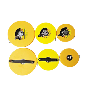 Steeltreks Nouveau ruban à mesurer manuel en acier, outils, tissu économique, 10/20/30/50/100m, double échelle ronde, ruban à mesurer rétractable long - Product Image 5