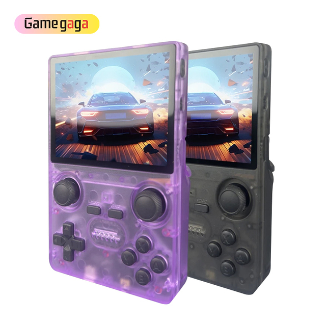 Ye Powkiddy X35S Handheld Gaming Console 64GB Portable Retro Game Player Linux System Classic Games 3.5" IPS Screen 1GB RAM