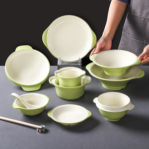 ชุดจานชามเมลามีนสองสีขนาด A5 สำหรับร้านอาหาร โรงแรม และบริการจัดเลี้ยง - Product Image 3