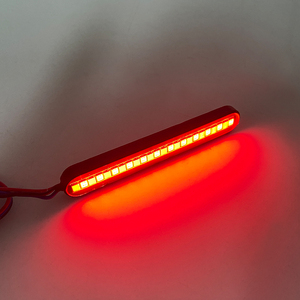 ไฟท้ายมอเตอร์ไซค์ ADT 24 LED พร้อมไฟเบรกและไฟเลี้ยว สำหรับรถคาเฟ่เรเซอร์ 12V สีแดงเบรก สีเหลืองไฟเลี้ยว LED - Product Image 6