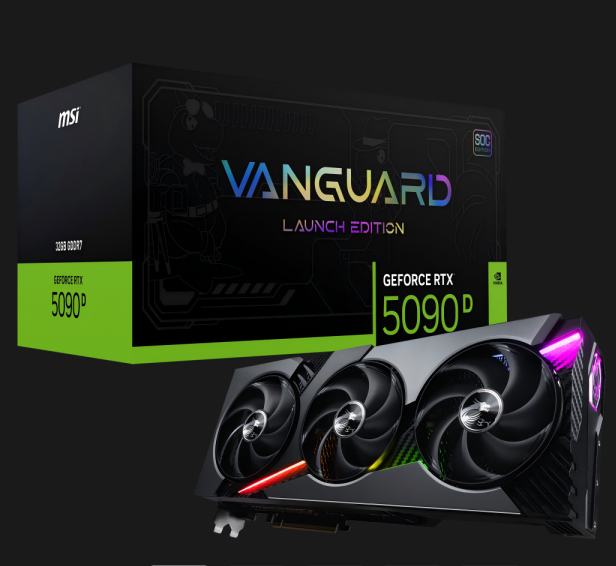 MSI Geforce RTX 5090 D 32G VANGUARD SOC for Gaming PC GPU