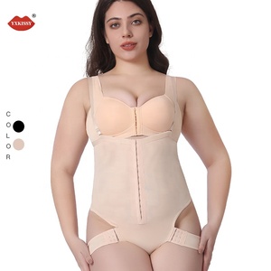 Pantalones abdominales de cintura alta con logotipo personalizado para mujeres de <span class=keywords><strong>Colombia</strong></span> Fajas de exposición de glúteos de una pieza Pantalones cortos Faja <span class=keywords><strong>Tanga</strong></span> Body Shaper - Product Image 1