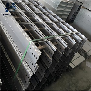 Plateaux porte-câbles en aluminium galvanisé de type échelle, certifiés NEMA, HongFeng - Product Image 2