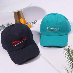 Gorra de Béisbol Deportiva Multicolor de Algodón Puro con Logotipo Bordado a la Moda para Hombres y Mujeres, Gorra Versátil de Parte Superior Suave para Parejas - Product Image 2