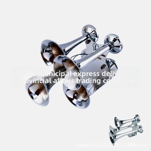 Bocina de aire grande de acero inoxidable para camiones y barcos, válvula solenoide modificada, 4 tonos, TZ-313, instrumento musical de bajo - Product Image 5