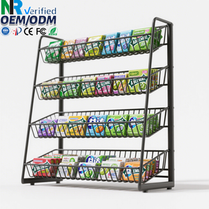 सुपरमार्केट फ्लोर खुदरा पर्यावरण पर्यावरण के अनुकूल पुनर्नवीनीकरण धातु प्रदर्शन लोहे की अलमारियों के लिए रैक आदि - Product Image 5
