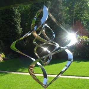 Thiết Kế DNA Hiện Đại Thép Không Gỉ Kinetic Wind Spinner Điêu Khắc - Product Image 2