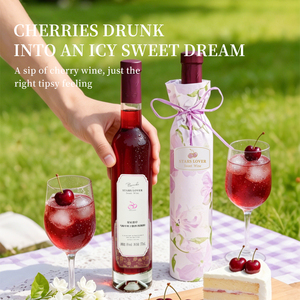 Bulk Order 375ml 8% ABV Ume Plum <strong>Cherry</strong> <strong>Liqueur</strong> in Bottle 12 Bottles/Box Factory Wholesale Price - Product Image 4