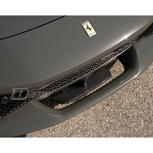 ชิ้นส่วนตกแต่งช่องลมตรงกลางกันชนหน้าคาร์บอนไฟเบอร์สำหรับเฟอร์รารี่ 296 - Product Image 4