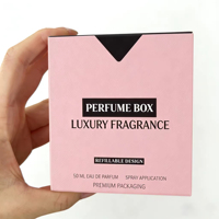Caja de Papel Plegable de Alta Calidad para Empaque de Cosméticos, Perfumes y Cremas Faciales, con Impresión Offset y Grabado Personalizado