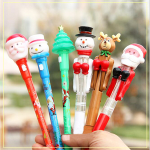 Bolígrafo Electrónico Creativo de Navidad XmasPen-012, Bolígrafo de Dibujos Animados con Luz LED, 0.7mm, Plástico, Gran Venta - Product Image 3
