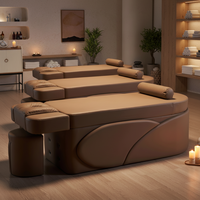 Lit de soin électrique réglable en acier inoxydable pour salons de beauté modernes et projets hôteliers