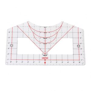 Regla de Alineación de Camisetas de PVC de Alta Calidad, Herramienta de Costura para Ropa - Product Image 2