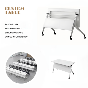 Tối giản schreibtische Chất lượng cao nghiên cứu Bảng Hai người máy trạm đơn giản hiện đại nội thất văn phòng máy tính họp bàn - Product Image 1