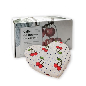 Coussinets thermiques rectangulaires pour micro-ondes, pièces, en tissu <span class=keywords><strong>de</strong></span> lin, pierres <span class=keywords><strong>de</strong></span> <span class=keywords><strong>cerise</strong></span>, vente en gros, usine - Product Image 1