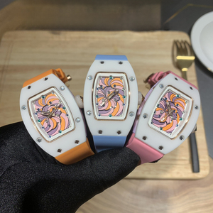 Nuevo Reloj Mecánico de Moda para Mujer 2026, Diseño Artístico con Esfera de Cerámica Blanca 0701, Automático, Casual, Resistente al Agua - Product Image 4