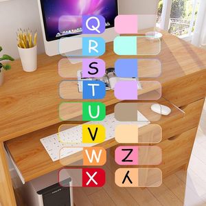 Bảng Chữ Cái Chỉ số Tab Tự Dính Nhiều Màu Thư Dán Cho Các Trường Học Văn Phòng Chất Kết Dính Từ Điển Máy Tính Xách Tay Tập Tin Tổ Chức - Product Image 4