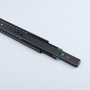 Đồ Nội Thất Tủ Bếp 45Mm Thép Không Gỉ Đầy Đủ Mở Rộng <span class=keywords><strong>3</strong></span> Lần Bóng Mang Trượt Kênh Kính Thiên Văn Ngăn Kéo Trượt - Product Image 6