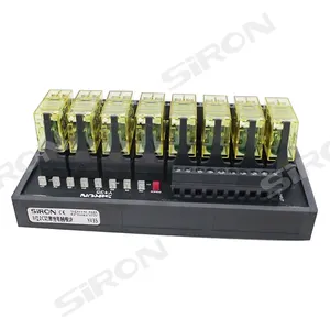 SiRON Y435 OEM toptan fiyat 8-channel güç röleleri modülü Plc çıkış kontrolörü 5a 250vac / 30vdc Din ray montaj röle modülü